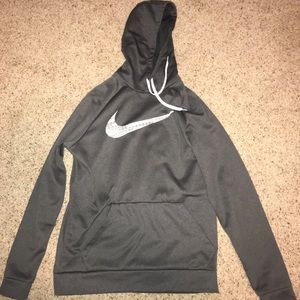 Nike Dri-Fit Gray Logo Sweatshirt